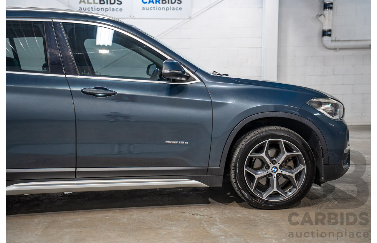 01/2016 BMW X1 sDrive18d (FWD) F48 4D Wagon Atlantic Grey Metallic Turbo Diesel 2.0L