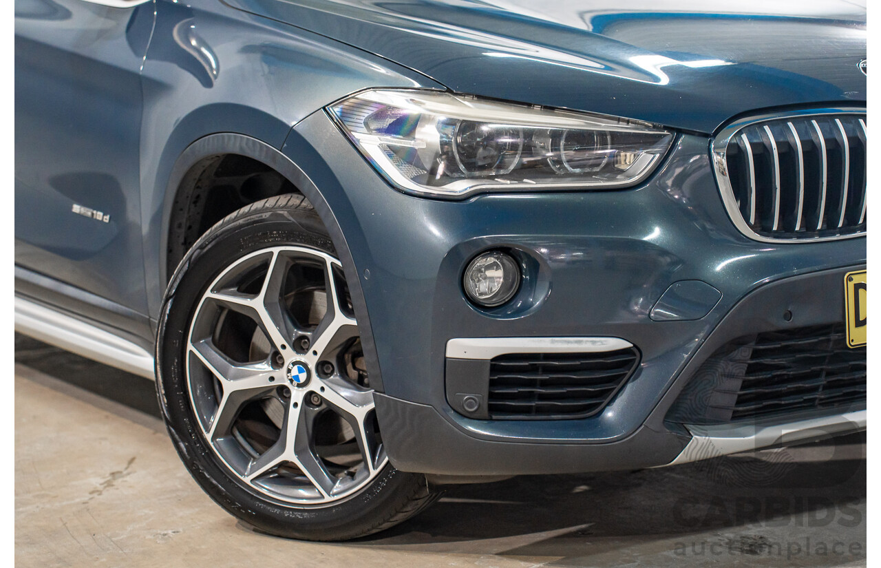 01/2016 BMW X1 sDrive18d (FWD) F48 4D Wagon Atlantic Grey Metallic Turbo Diesel 2.0L
