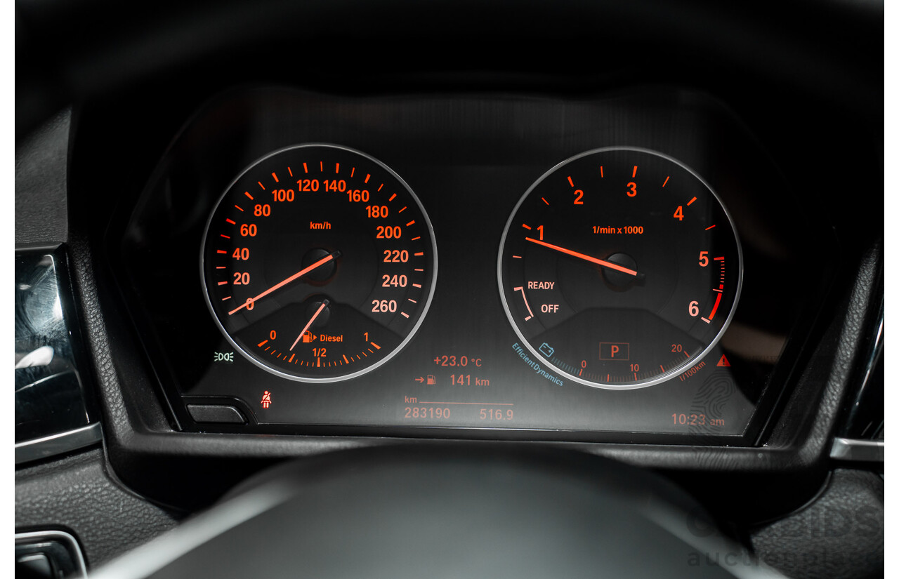 01/2016 BMW X1 sDrive18d (FWD) F48 4D Wagon Atlantic Grey Metallic Turbo Diesel 2.0L