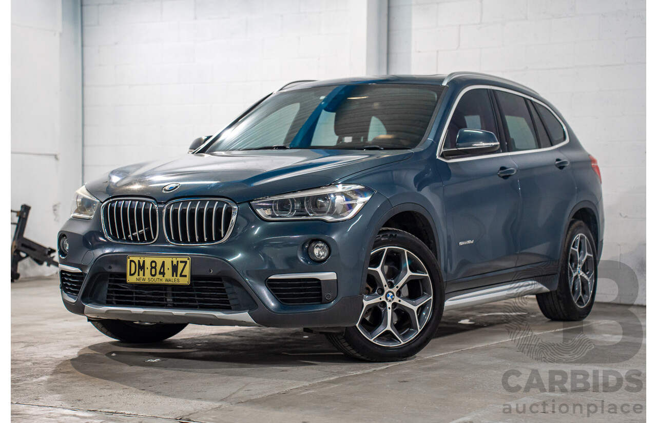 01/2016 BMW X1 sDrive18d (FWD) F48 4D Wagon Atlantic Grey Metallic Turbo Diesel 2.0L