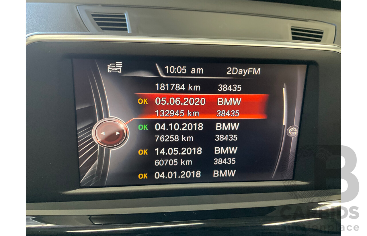 01/2016 BMW X1 sDrive18d (FWD) F48 4D Wagon Atlantic Grey Metallic Turbo Diesel 2.0L