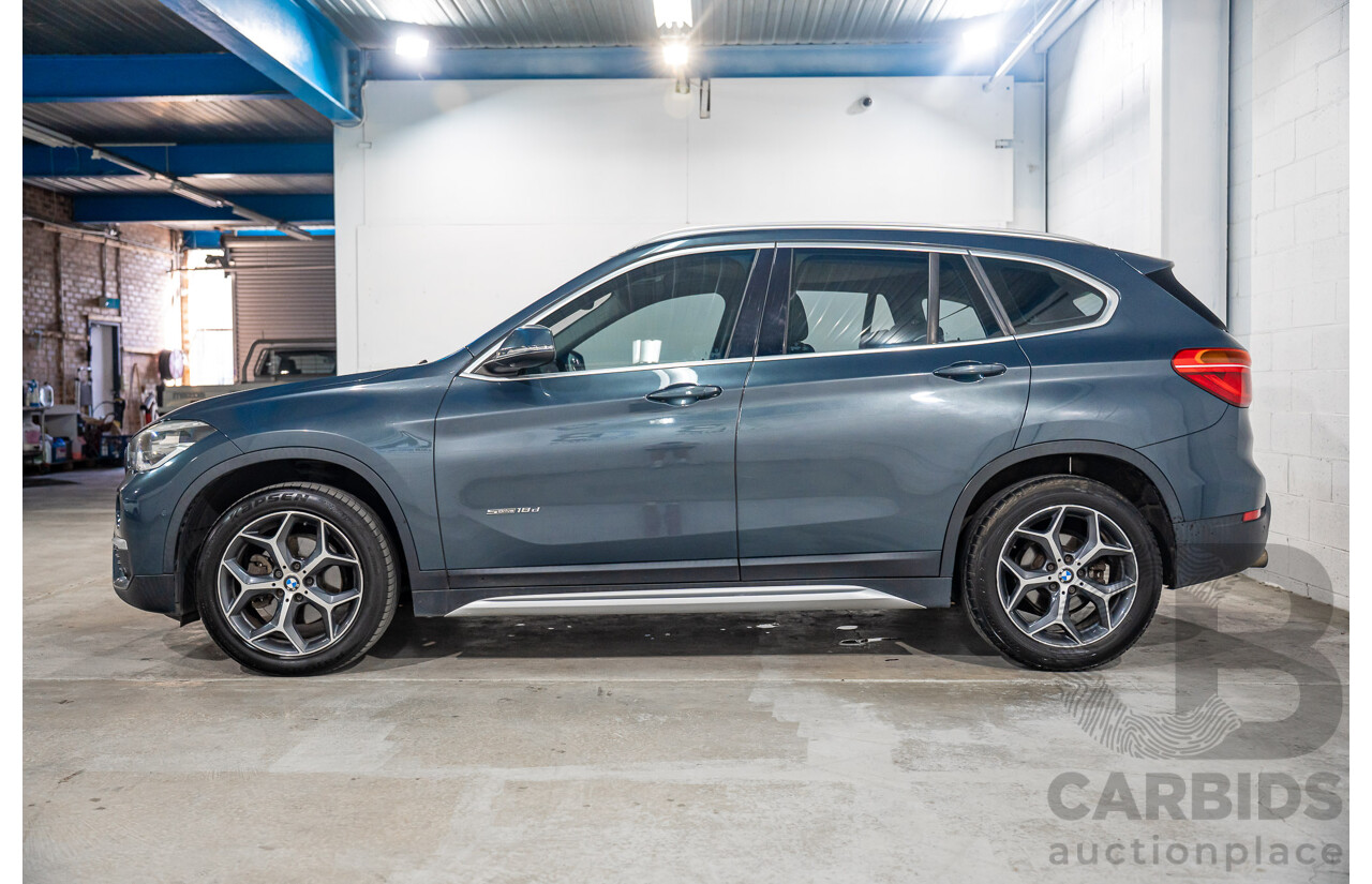 01/2016 BMW X1 sDrive18d (FWD) F48 4D Wagon Atlantic Grey Metallic Turbo Diesel 2.0L