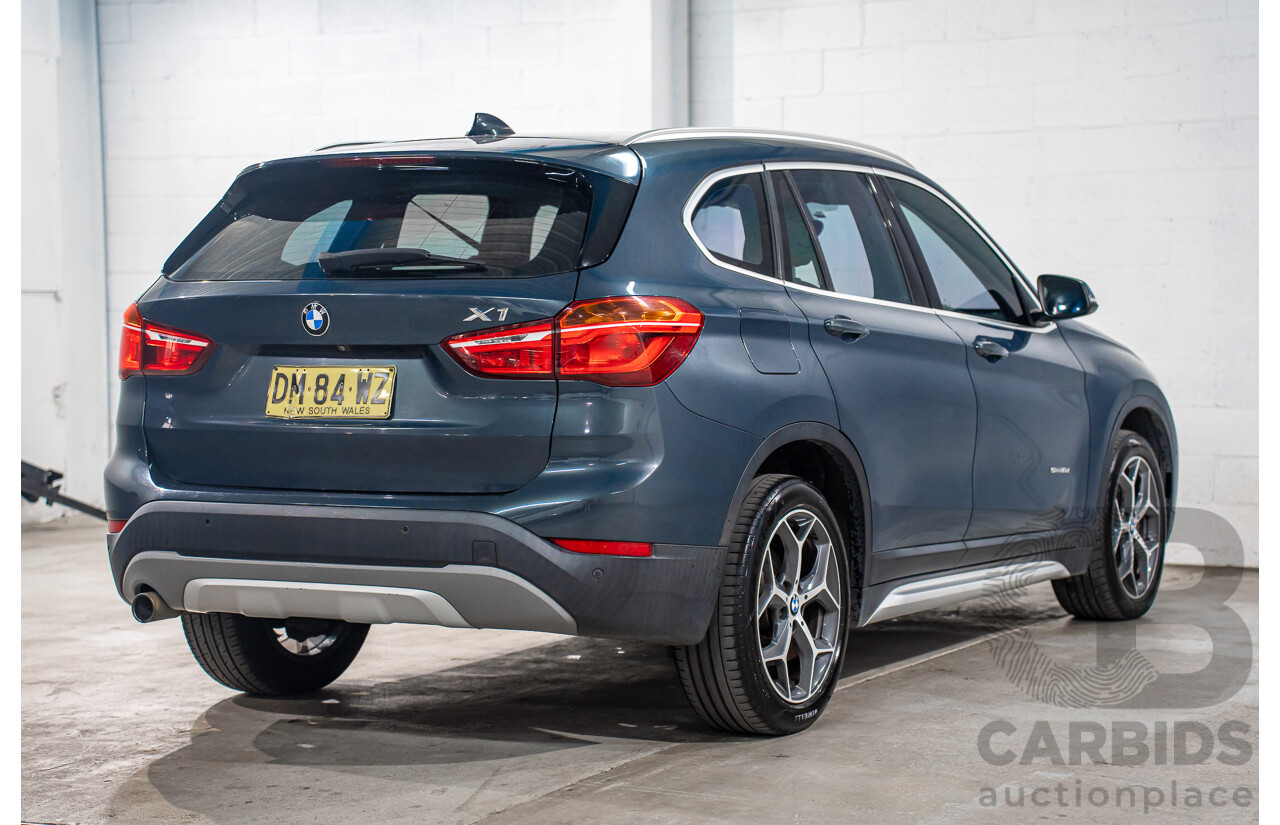 01/2016 BMW X1 sDrive18d (FWD) F48 4D Wagon Atlantic Grey Metallic Turbo Diesel 2.0L