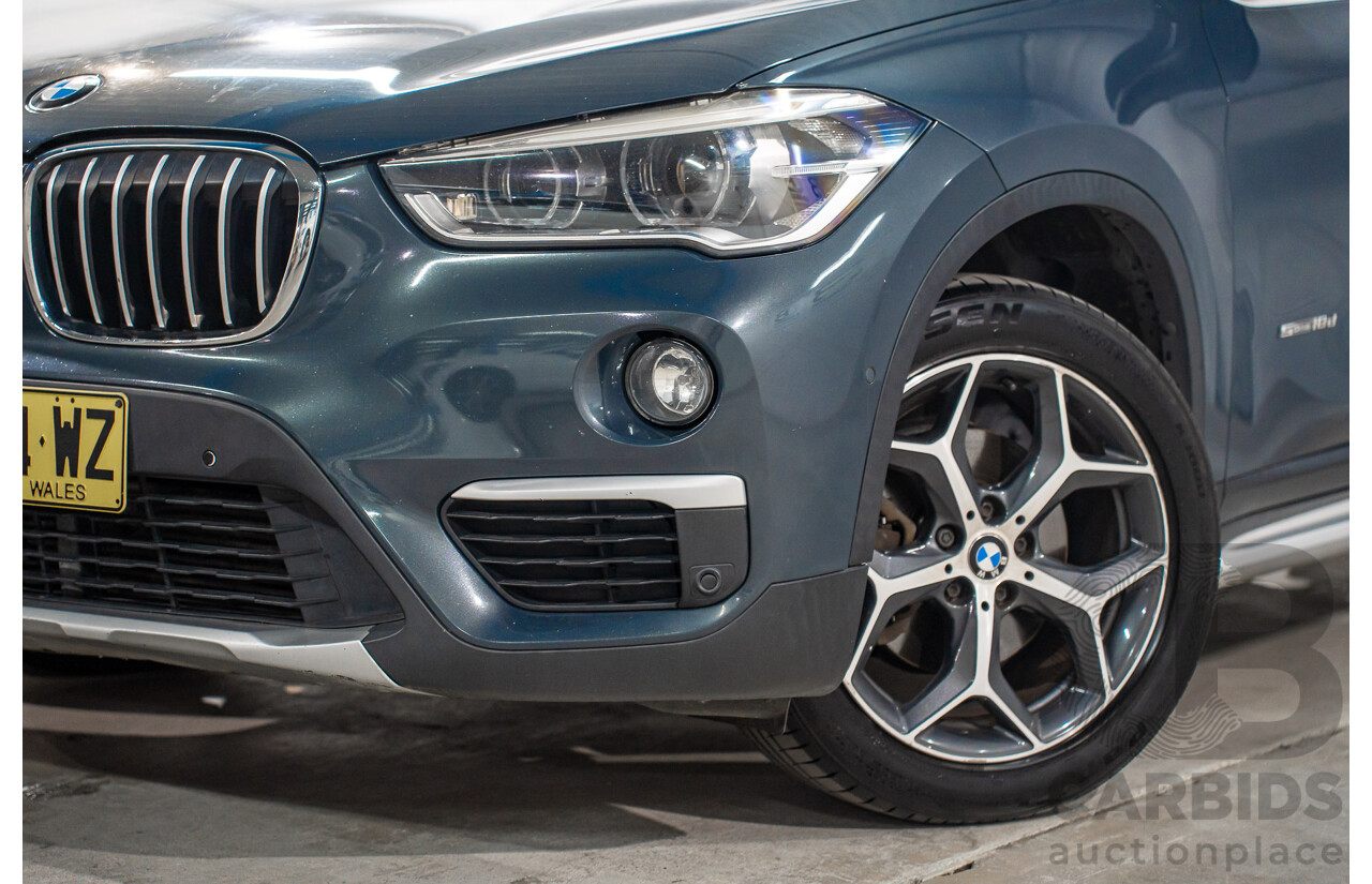 01/2016 BMW X1 sDrive18d (FWD) F48 4D Wagon Atlantic Grey Metallic Turbo Diesel 2.0L