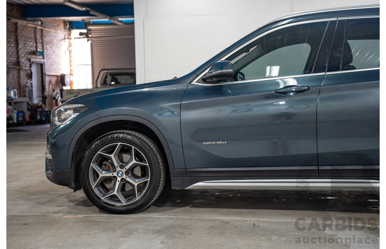 01/2016 BMW X1 sDrive18d (FWD) F48 4D Wagon Atlantic Grey Metallic Turbo Diesel 2.0L