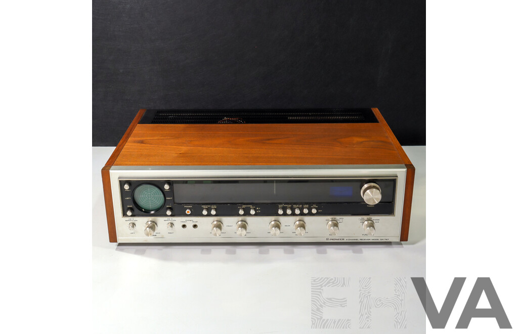 Pioneer QX-747 Vintage Quadraphonic Receiver Serial No. TL1200761