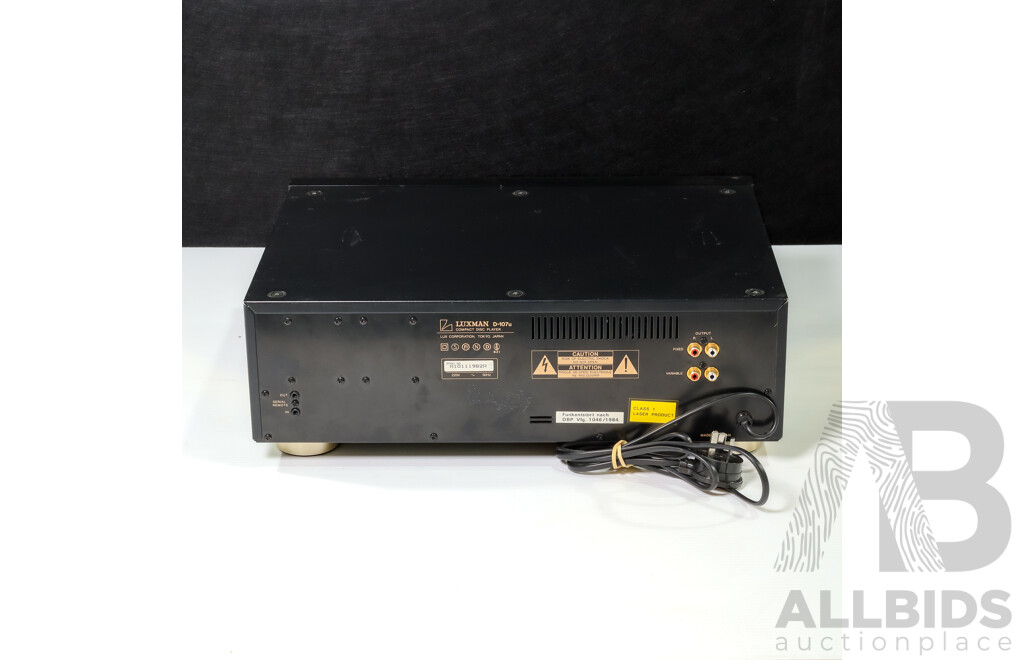 Luxman Compact Disc Player