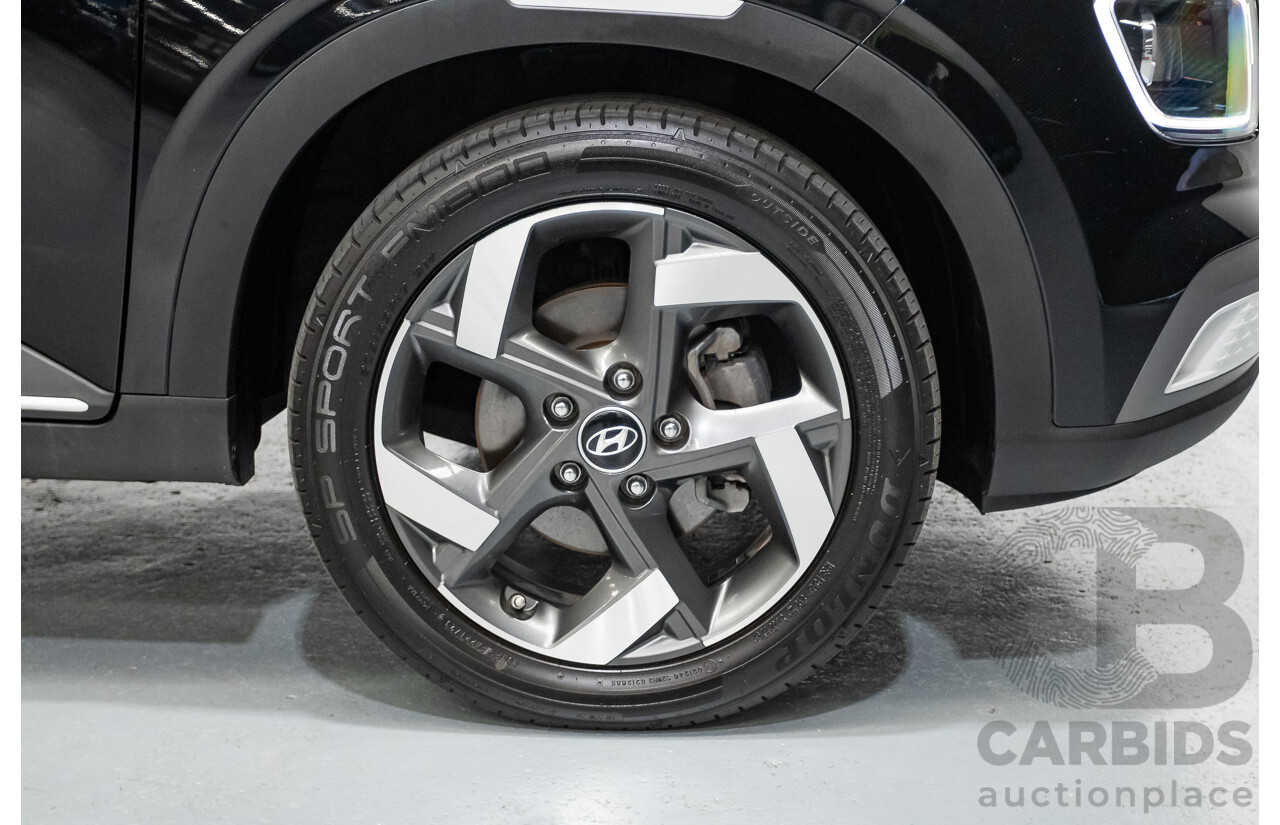 08/2020 Hyundai Venue Elite QX.2 MY20 4D Wagon Black Metallic 1.6L