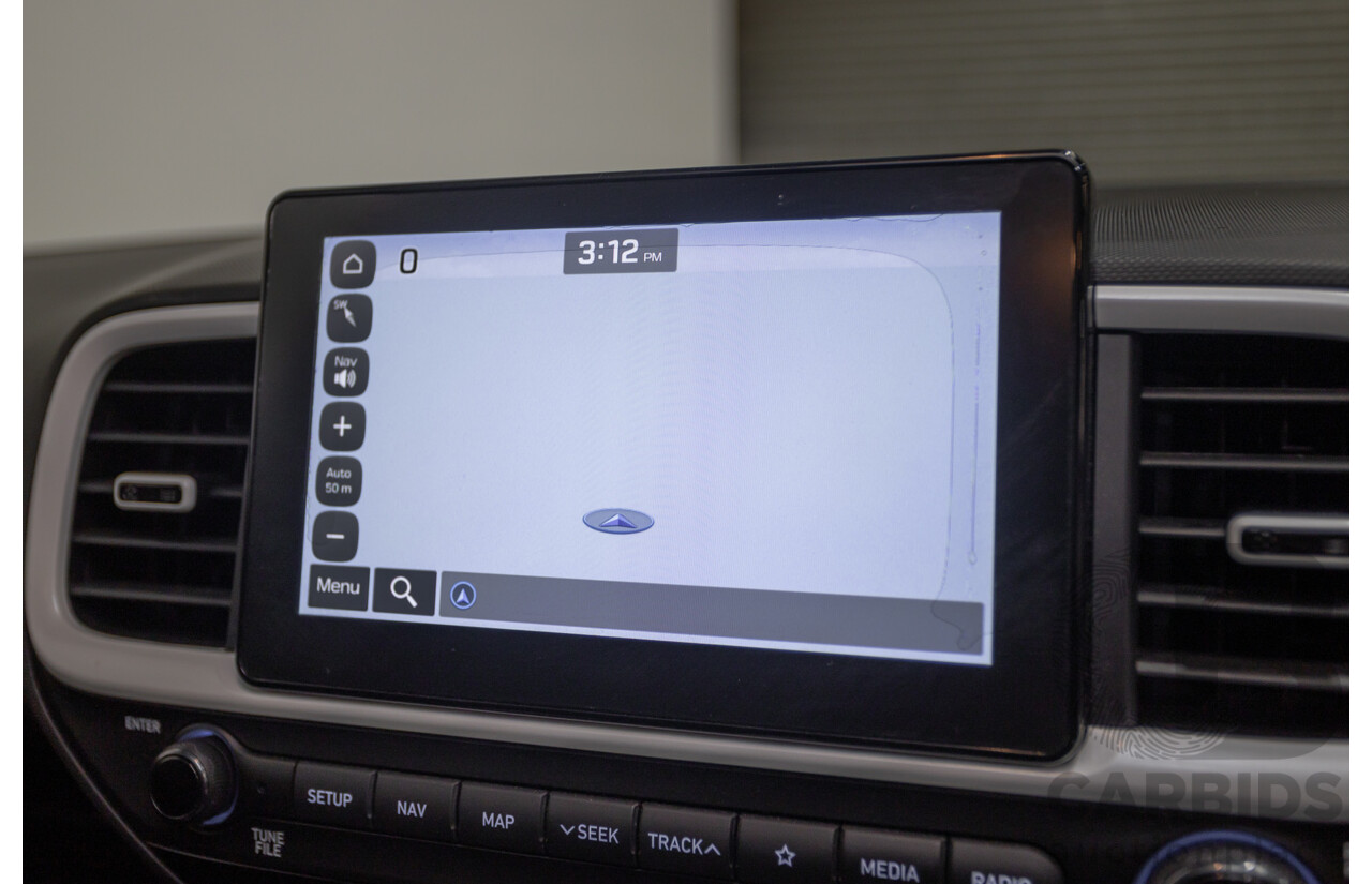 08/2020 Hyundai Venue Elite QX.2 MY20 4D Wagon Black Metallic 1.6L