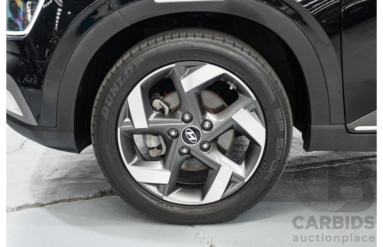 08/2020 Hyundai Venue Elite QX.2 MY20 4D Wagon Black Metallic 1.6L