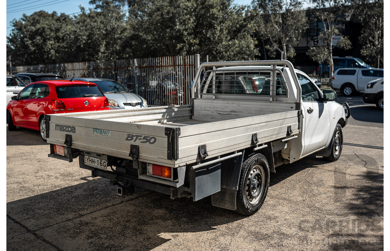 07/2017 Mazda Bt-50 XT (4x2) RWD MY17 UPDATE C/Chas White 2.2L