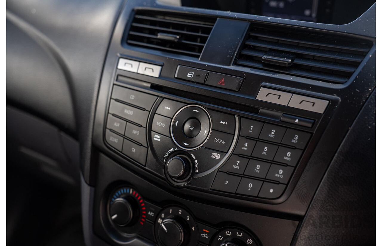 07/2017 Mazda Bt-50 XT (4x2) RWD MY17 UPDATE C/Chas White 2.2L