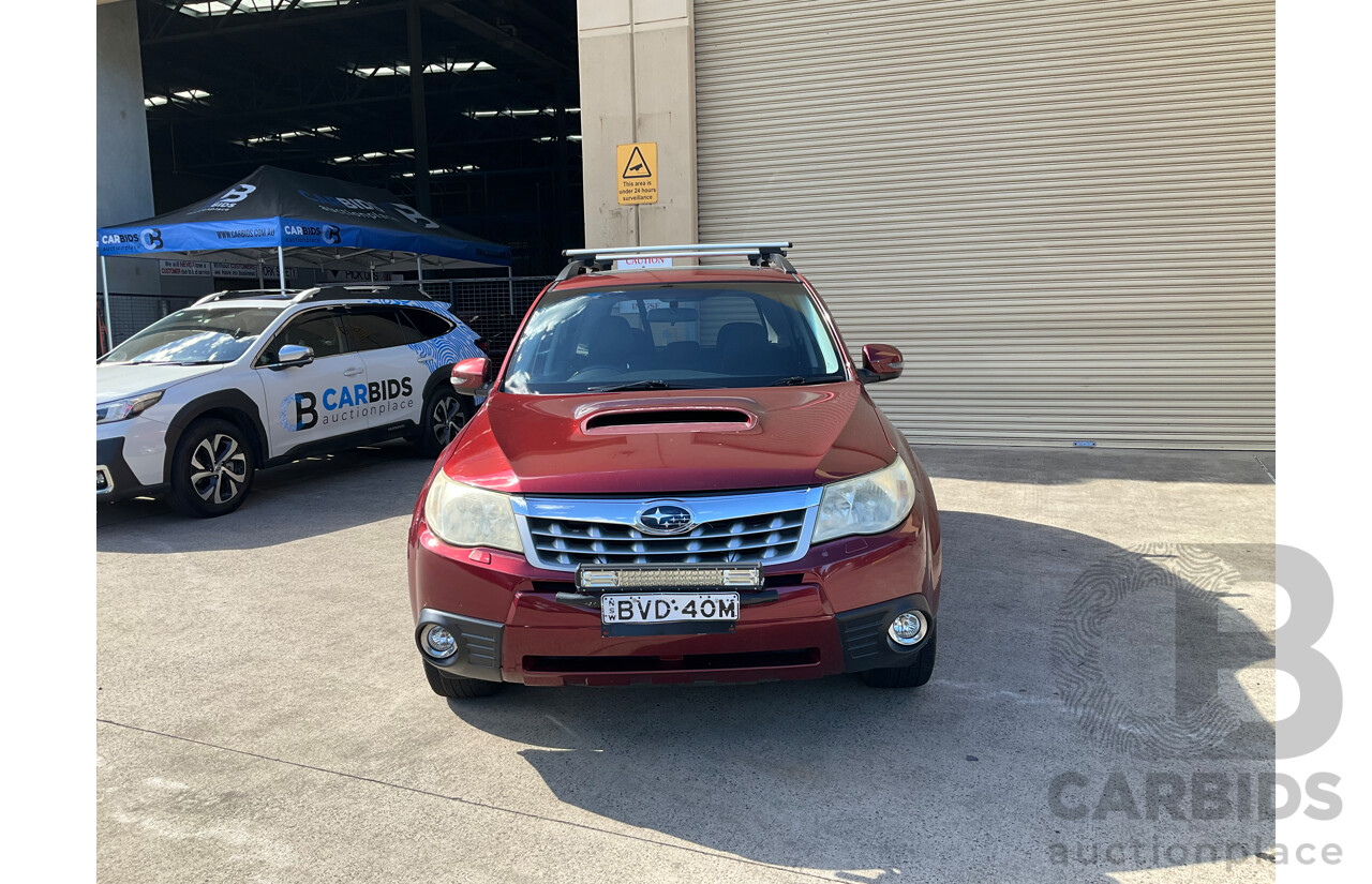 2/2011 Subaru Forester 2.0D Premium MY11 4d Wagon Turbo Diesel Red 2.0L