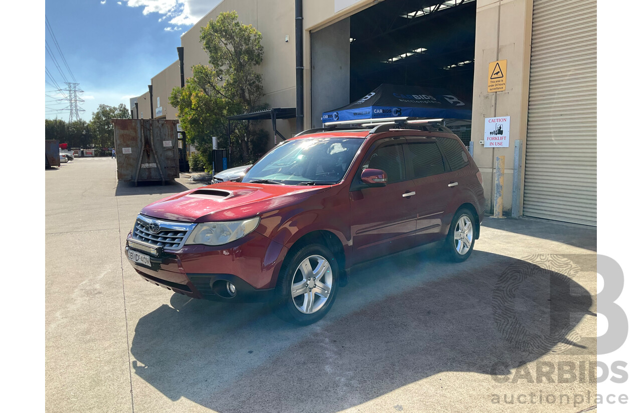 2/2011 Subaru Forester 2.0D Premium MY11 4d Wagon Turbo Diesel Red 2.0L