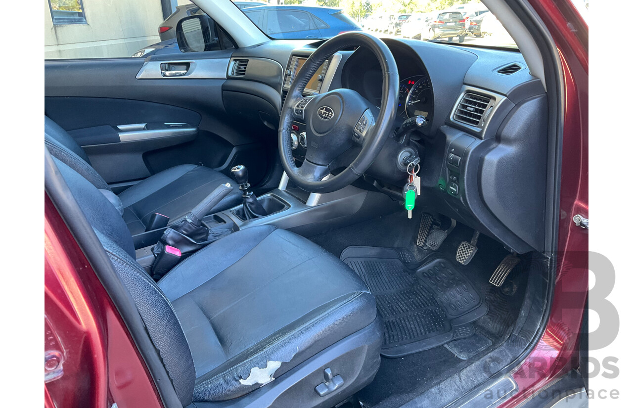2/2011 Subaru Forester 2.0D Premium MY11 4d Wagon Turbo Diesel Red 2.0L