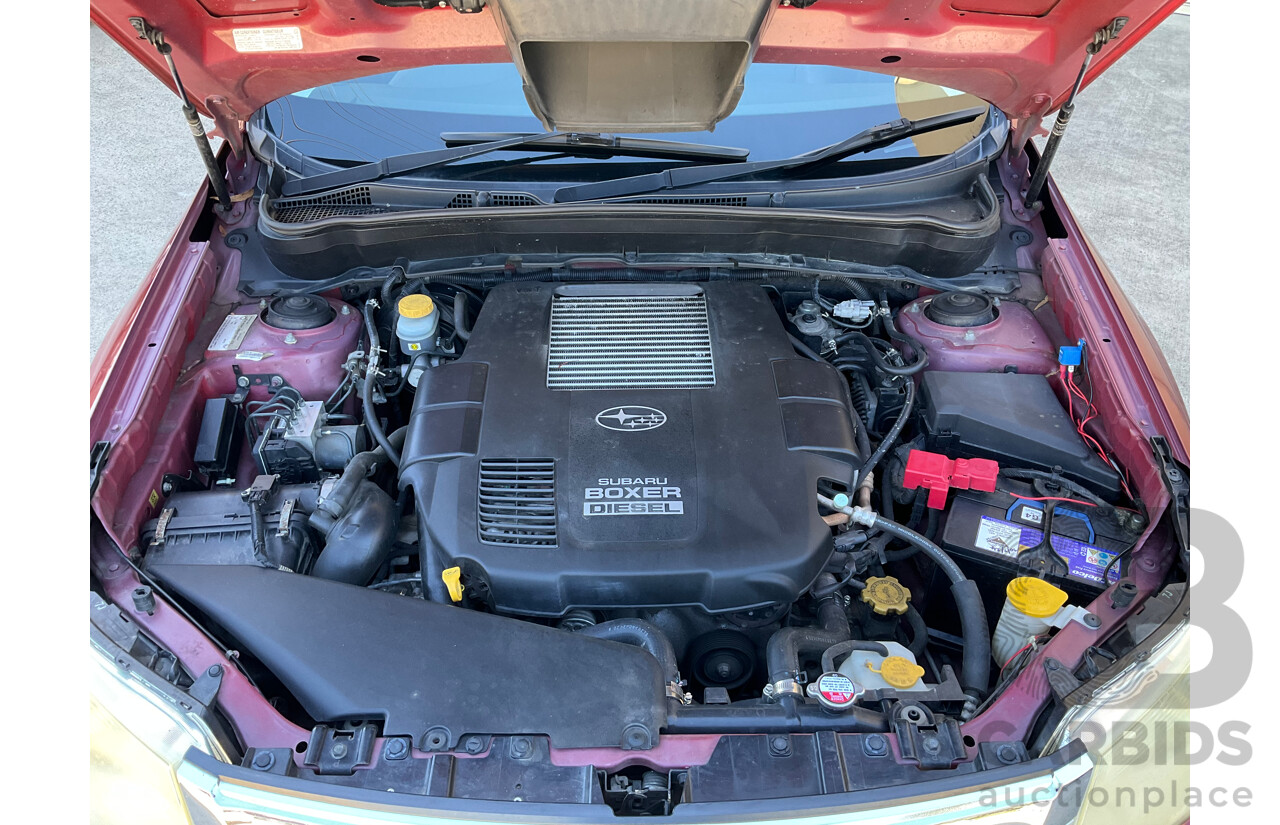 2/2011 Subaru Forester 2.0D Premium MY11 4d Wagon Turbo Diesel Red 2.0L