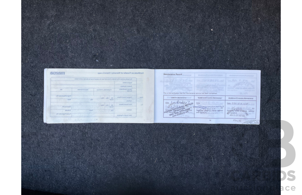 7/2006 Mazda Mazda6 Limited GG 05 UPGRADE 4d Sedan Grey 2.3L