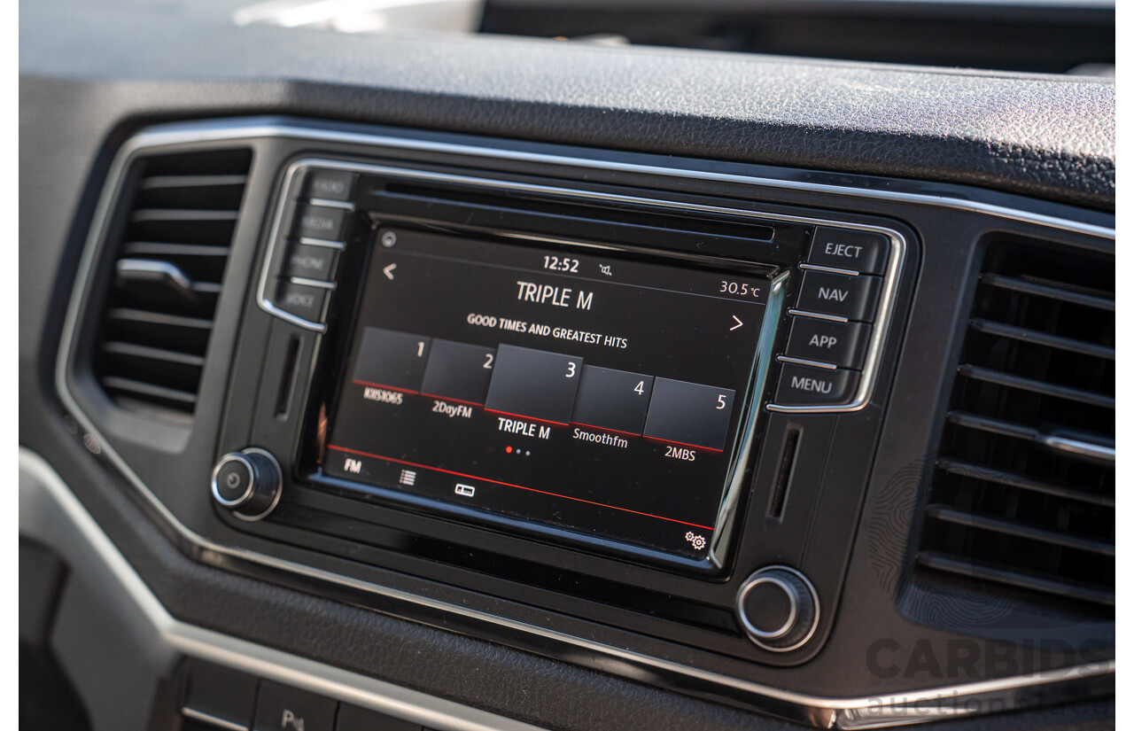 12/2017 Volkswagen Amarok V6 TDI 550 Highline (4x4) 2H MY18 Dual Cab Utility Grey 3.0L