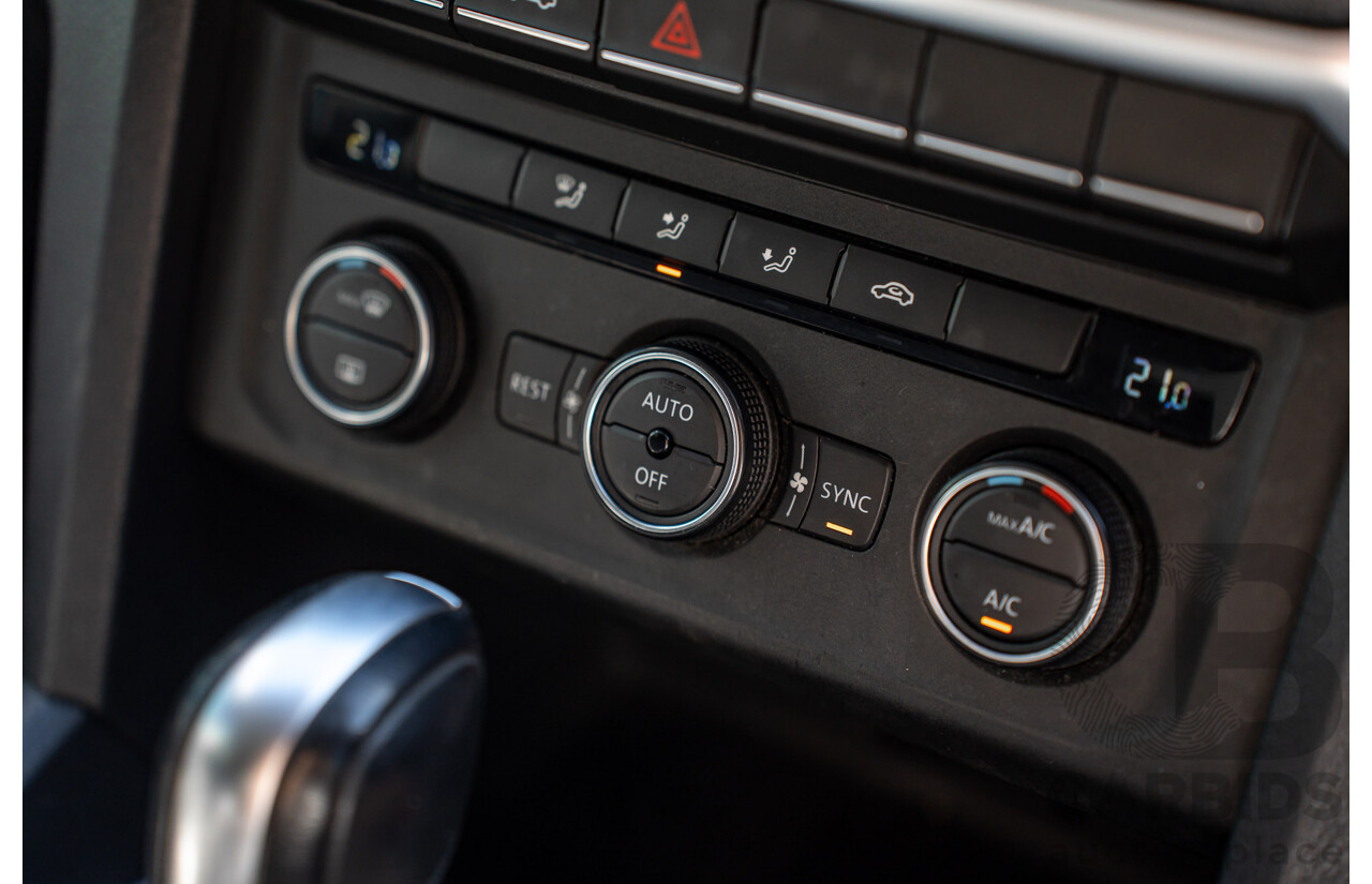 12/2017 Volkswagen Amarok V6 TDI 550 Highline (4x4) 2H MY18 Dual Cab Utility Grey 3.0L