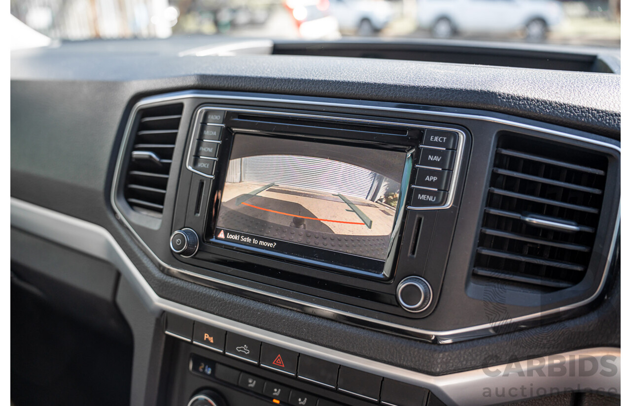 12/2017 Volkswagen Amarok V6 TDI 550 Highline (4x4) 2H MY18 Dual Cab Utility Grey 3.0L