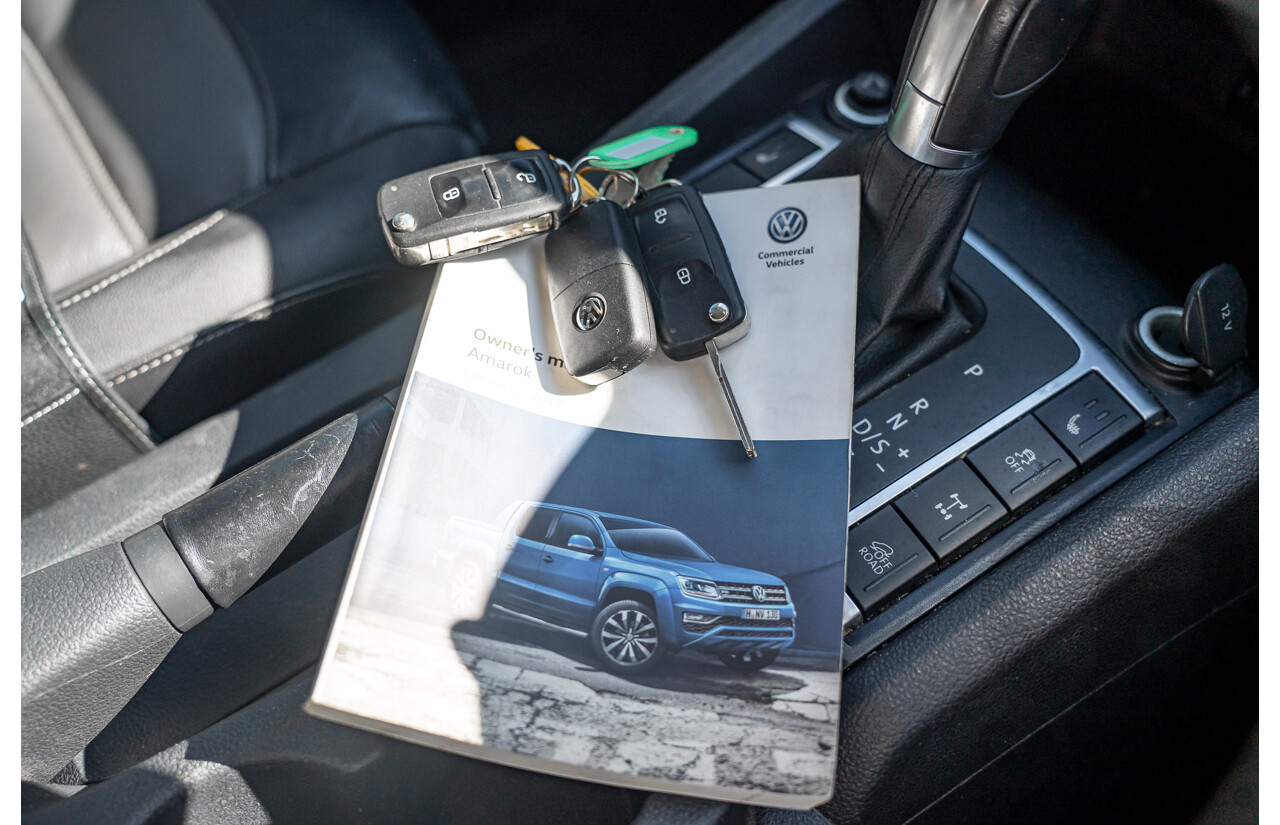 12/2017 Volkswagen Amarok V6 TDI 550 Highline (4x4) 2H MY18 Dual Cab Utility Grey 3.0L