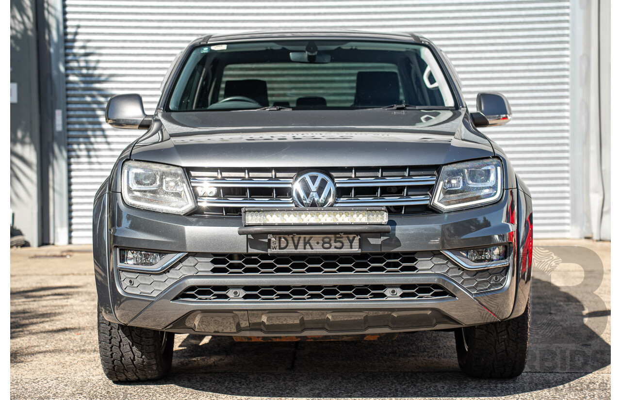 12/2017 Volkswagen Amarok V6 TDI 550 Highline (4x4) 2H MY18 Dual Cab Utility Grey 3.0L