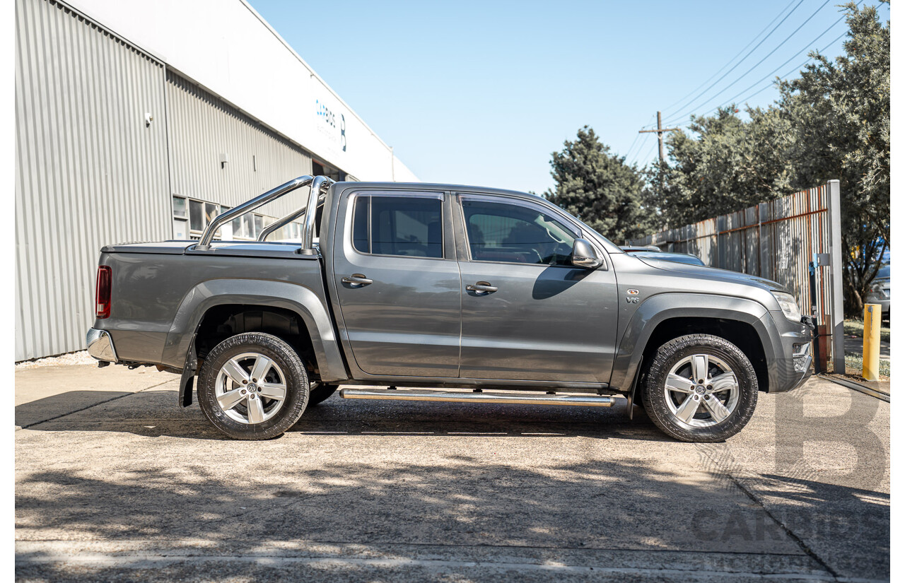 12/2017 Volkswagen Amarok V6 TDI 550 Highline (4x4) 2H MY18 Dual Cab Utility Grey 3.0L