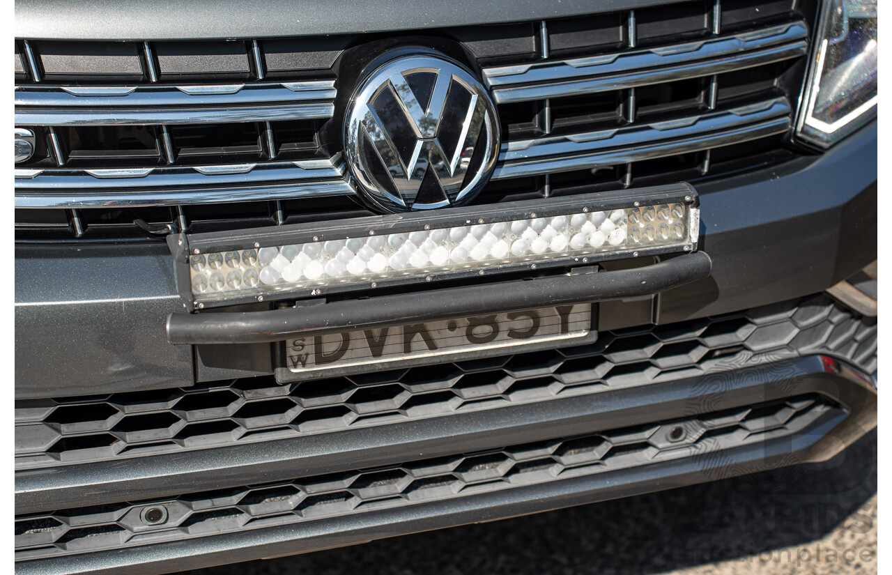 12/2017 Volkswagen Amarok V6 TDI 550 Highline (4x4) 2H MY18 Dual Cab Utility Grey 3.0L