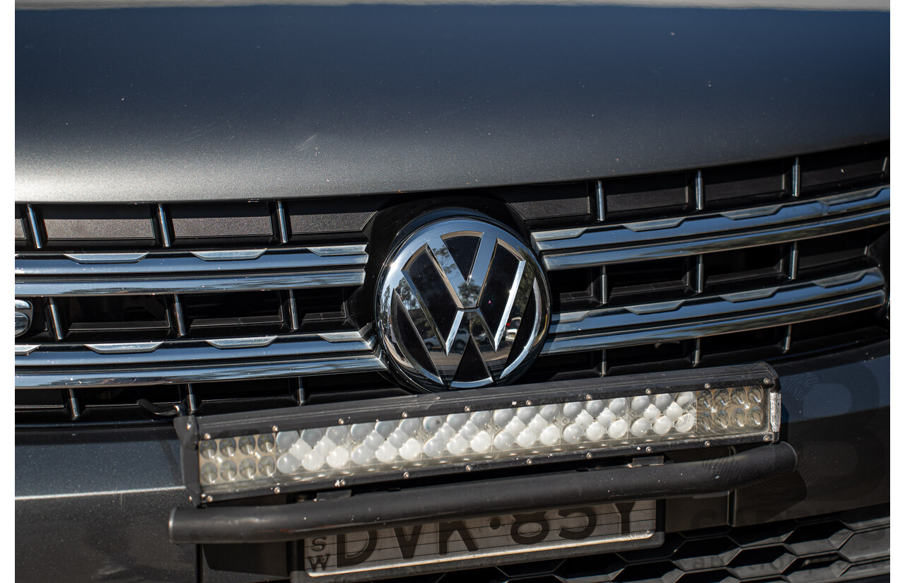 12/2017 Volkswagen Amarok V6 TDI 550 Highline (4x4) 2H MY18 Dual Cab Utility Grey 3.0L