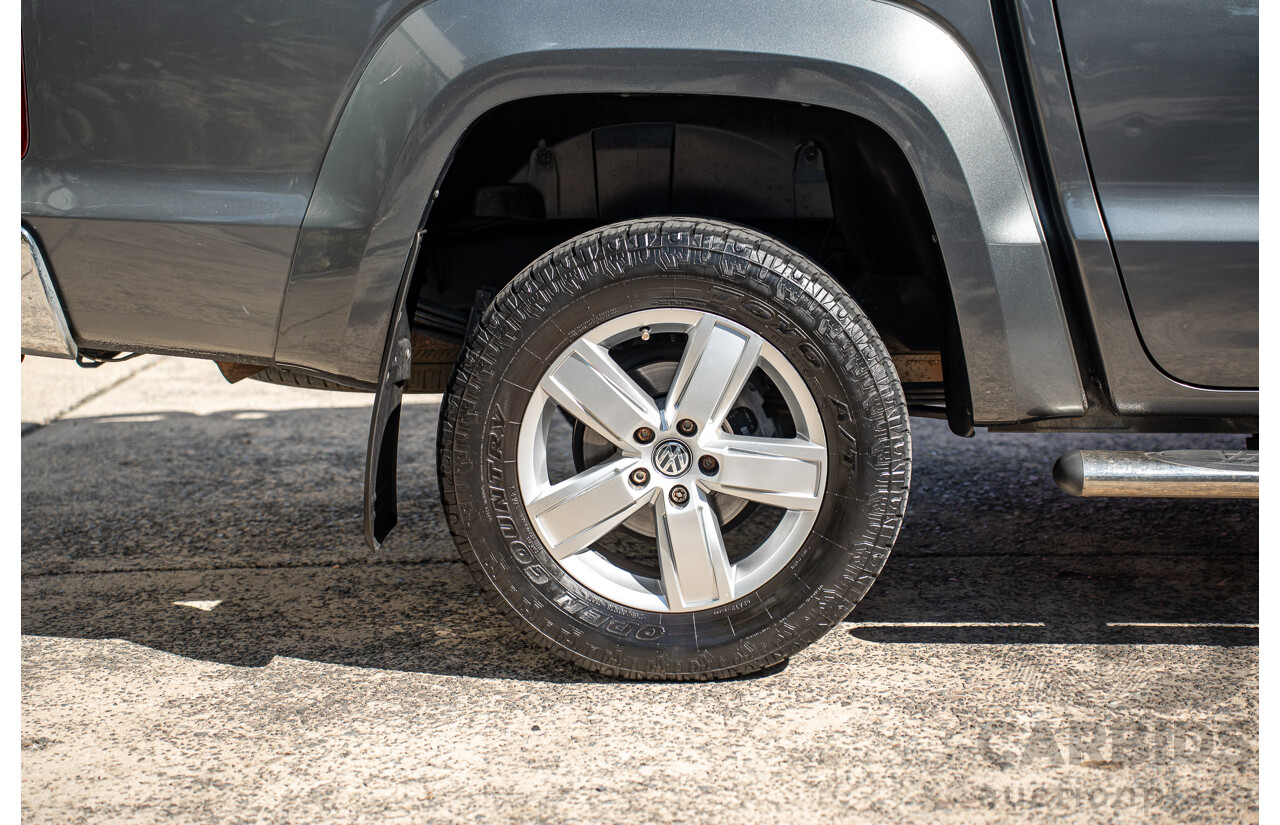 12/2017 Volkswagen Amarok V6 TDI 550 Highline (4x4) 2H MY18 Dual Cab Utility Grey 3.0L