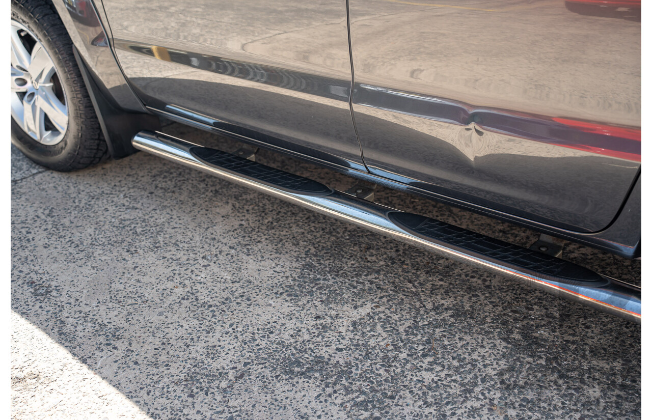 12/2017 Volkswagen Amarok V6 TDI 550 Highline (4x4) 2H MY18 Dual Cab Utility Grey 3.0L