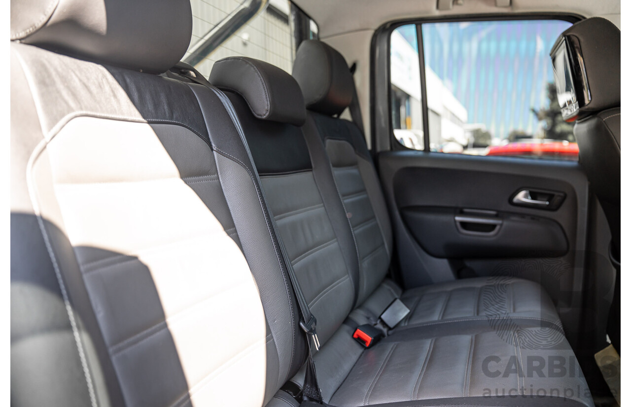 12/2017 Volkswagen Amarok V6 TDI 550 Highline (4x4) 2H MY18 Dual Cab Utility Grey 3.0L