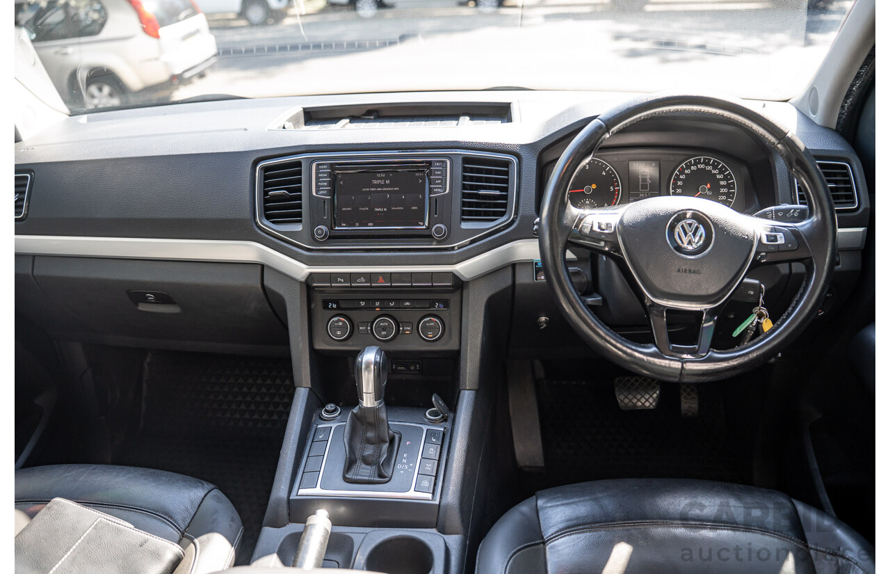 12/2017 Volkswagen Amarok V6 TDI 550 Highline (4x4) 2H MY18 Dual Cab Utility Grey 3.0L