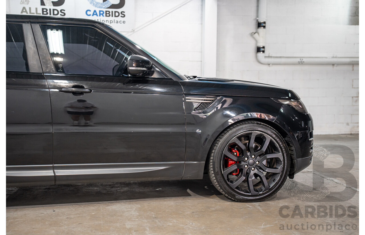 11/2015 Land Rover Range Rover Sport 3.0 TdV6 SE (AWD) LW MY15 4d Wagon Santorini Black Metallic Turbo Diesel V6 3.0L