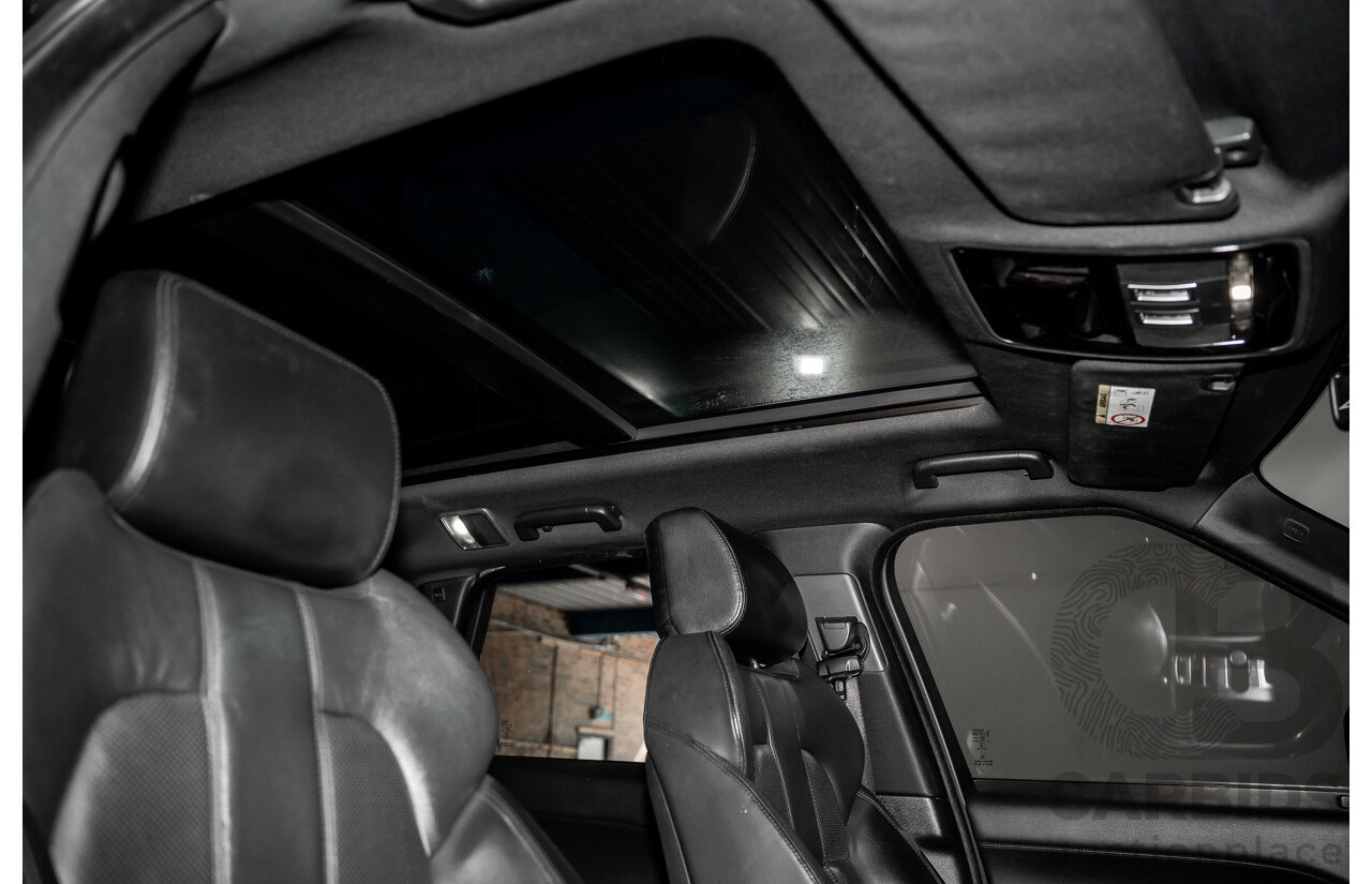 11/2015 Land Rover Range Rover Sport 3.0 TdV6 SE (AWD) LW MY15 4d Wagon Santorini Black Metallic Turbo Diesel V6 3.0L