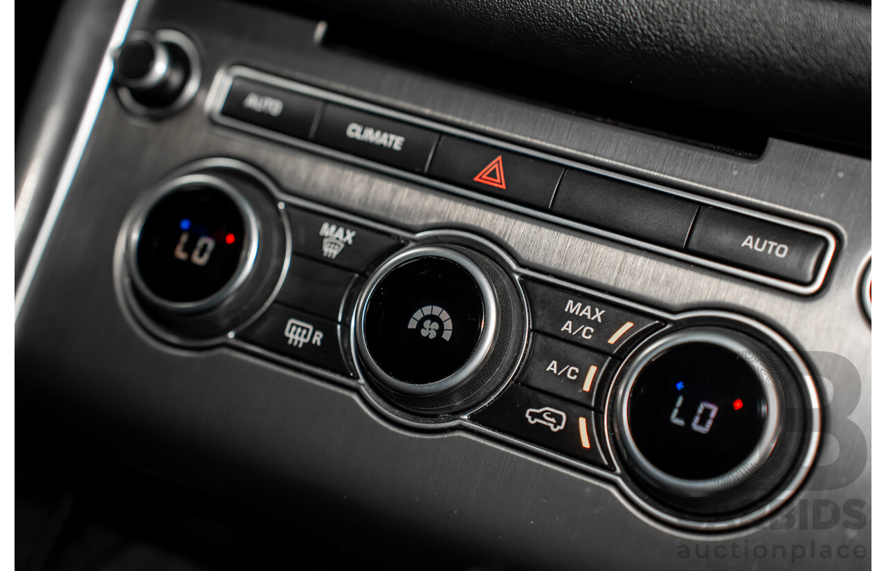 11/2015 Land Rover Range Rover Sport 3.0 TdV6 SE (AWD) LW MY15 4d Wagon Santorini Black Metallic Turbo Diesel V6 3.0L