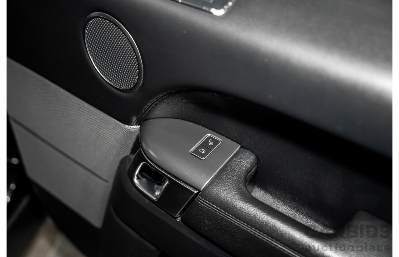 11/2015 Land Rover Range Rover Sport 3.0 TdV6 SE (AWD) LW MY15 4d Wagon Santorini Black Metallic Turbo Diesel V6 3.0L