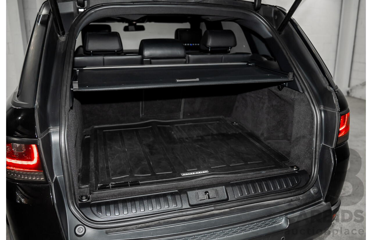 11/2015 Land Rover Range Rover Sport 3.0 TdV6 SE (AWD) LW MY15 4d Wagon Santorini Black Metallic Turbo Diesel V6 3.0L