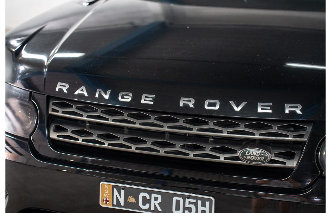 11/2015 Land Rover Range Rover Sport 3.0 TdV6 SE (AWD) LW MY15 4d Wagon Santorini Black Metallic Turbo Diesel V6 3.0L