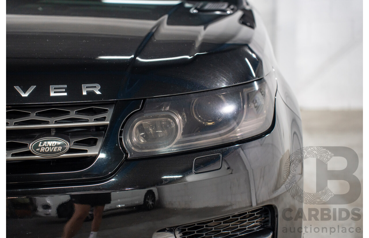 11/2015 Land Rover Range Rover Sport 3.0 TdV6 SE (AWD) LW MY15 4d Wagon Santorini Black Metallic Turbo Diesel V6 3.0L