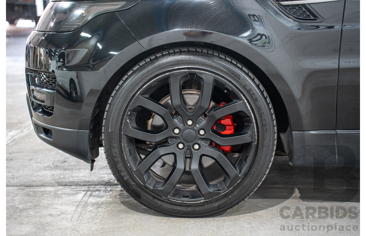 11/2015 Land Rover Range Rover Sport 3.0 TdV6 SE (AWD) LW MY15 4d Wagon Santorini Black Metallic Turbo Diesel V6 3.0L