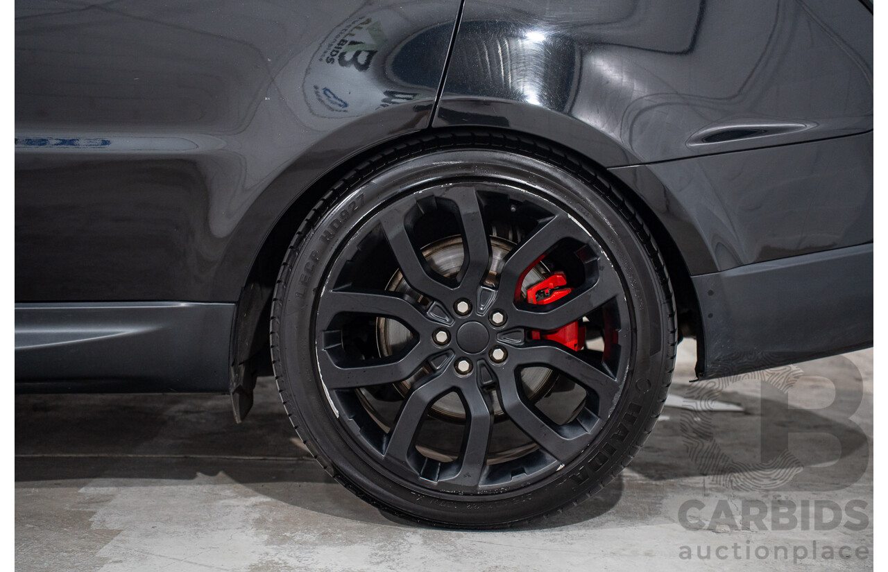 11/2015 Land Rover Range Rover Sport 3.0 TdV6 SE (AWD) LW MY15 4d Wagon Santorini Black Metallic Turbo Diesel V6 3.0L