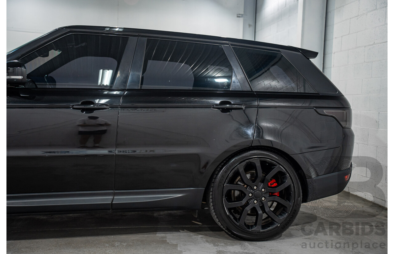 11/2015 Land Rover Range Rover Sport 3.0 TdV6 SE (AWD) LW MY15 4d Wagon Santorini Black Metallic Turbo Diesel V6 3.0L