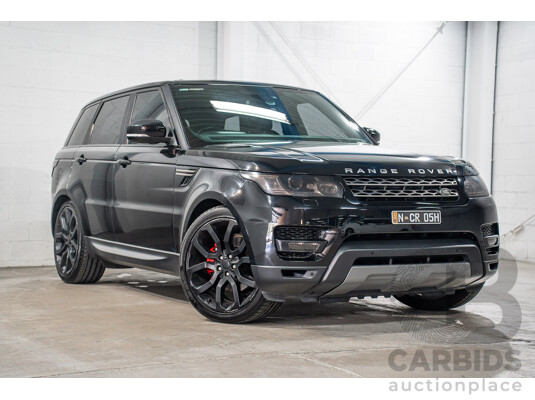 11/2015 Land Rover Range Rover Sport 3.0 TdV6 SE (AWD) LW MY15 4d Wagon Santorini Black Metallic Turbo Diesel V6 3.0L