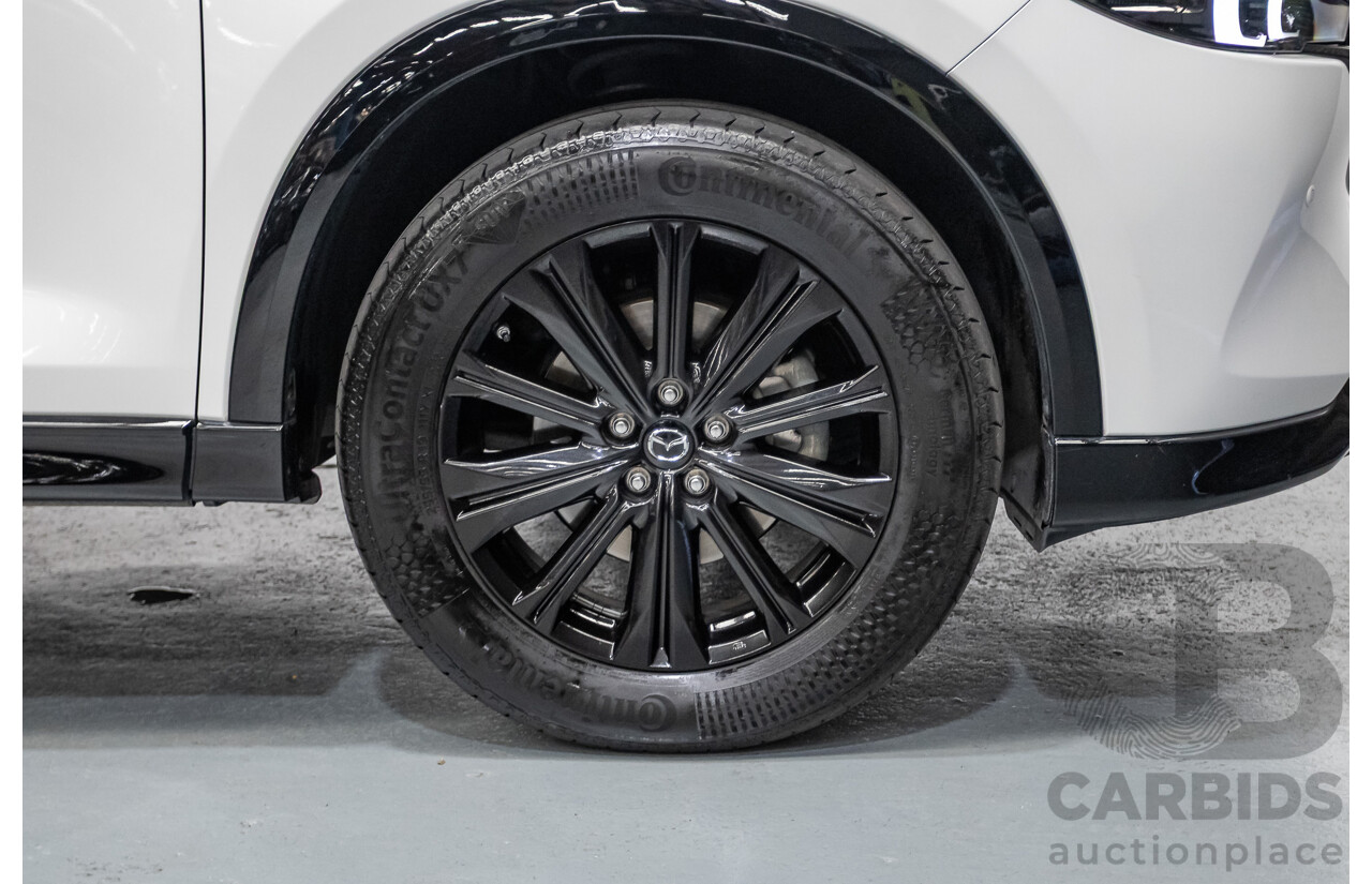 2/2023 Mazda CX-8 D35 GT SP (AWD) CX8E 4D Wagon Rhodium White Metallic Twin Turbo Diesel 2.2L