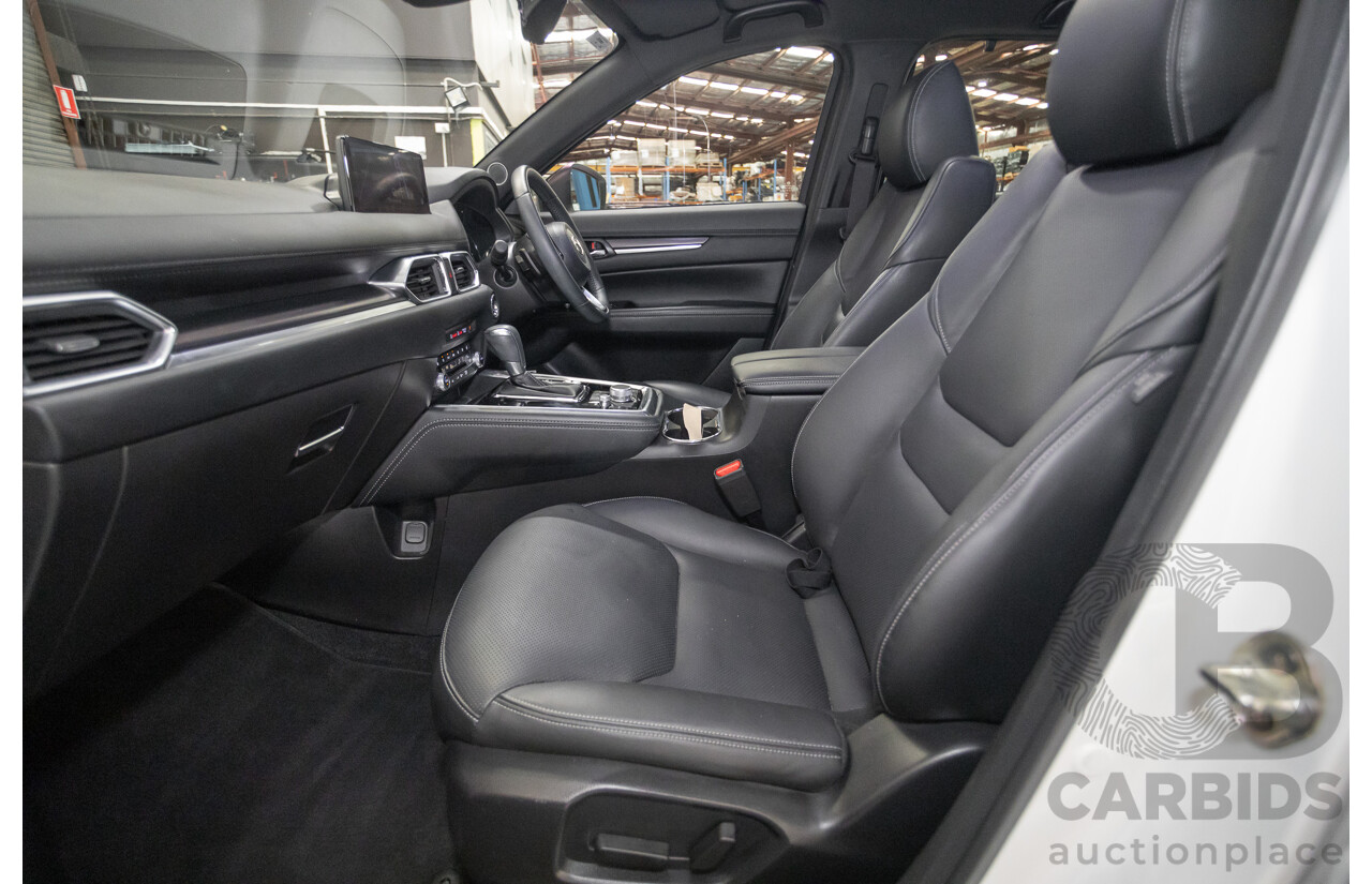 2/2023 Mazda CX-8 D35 GT SP (AWD) CX8E 4D Wagon Rhodium White Metallic Twin Turbo Diesel 2.2L