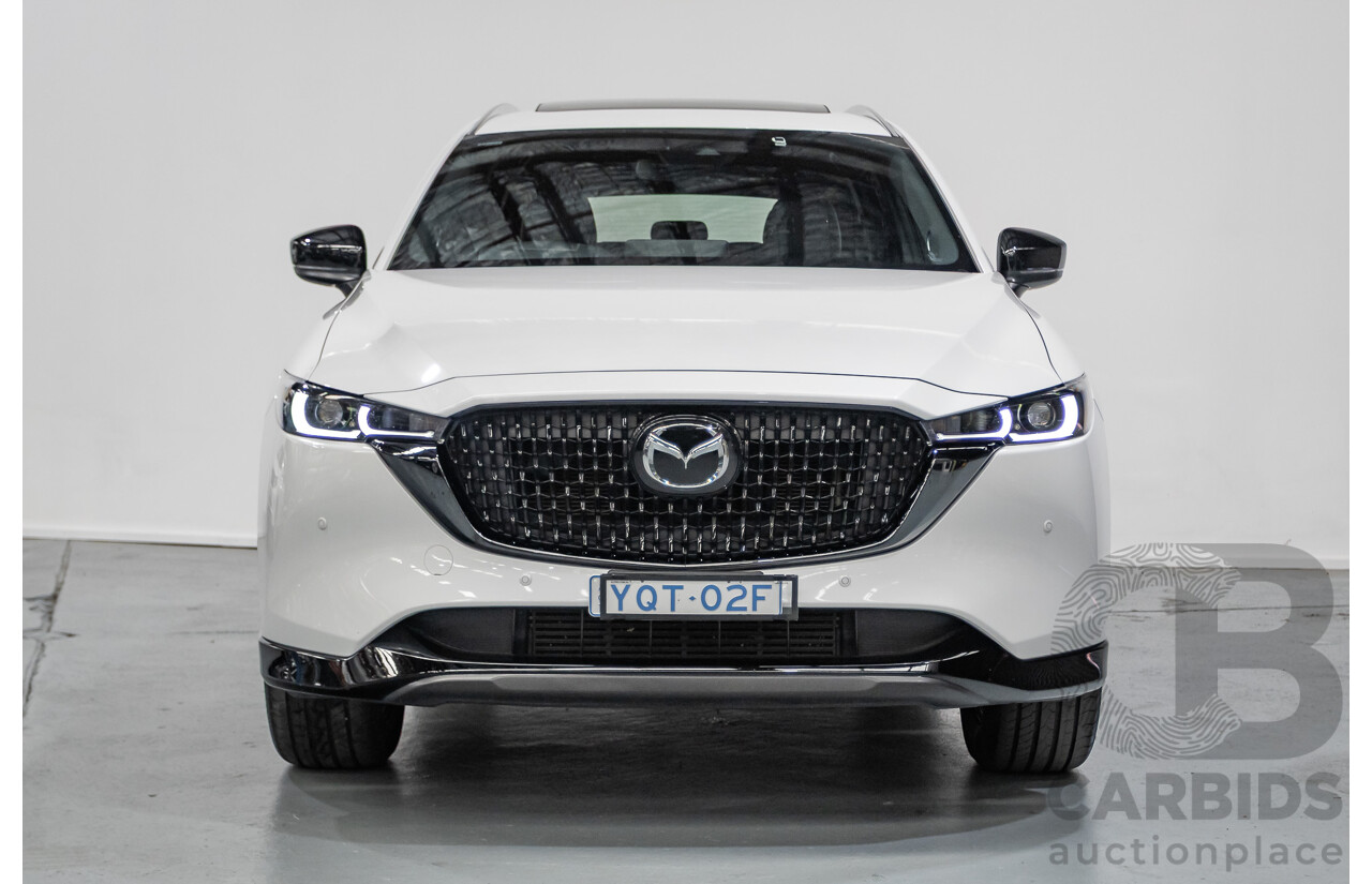 2/2023 Mazda CX-8 D35 GT SP (AWD) CX8E 4D Wagon Rhodium White Metallic Twin Turbo Diesel 2.2L