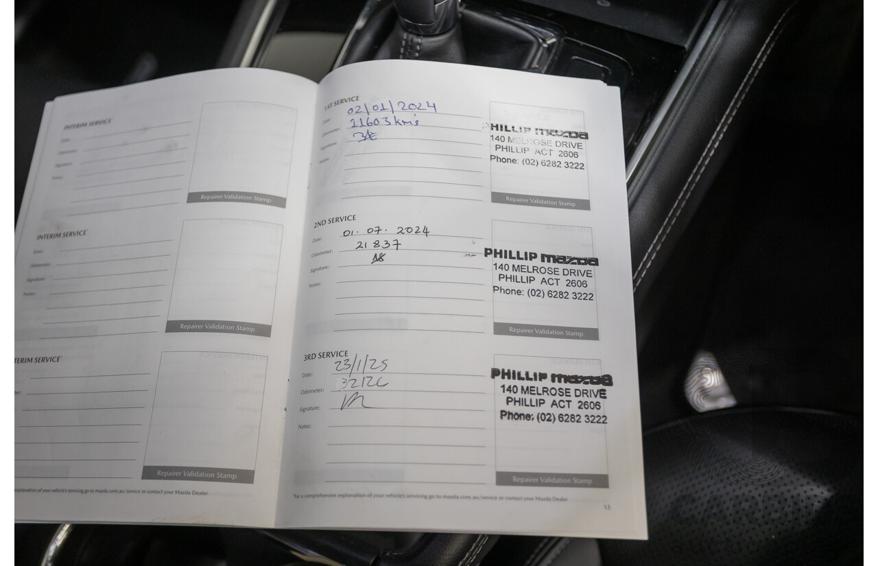 2/2023 Mazda CX-8 D35 GT SP (AWD) CX8E 4D Wagon Rhodium White Metallic Twin Turbo Diesel 2.2L