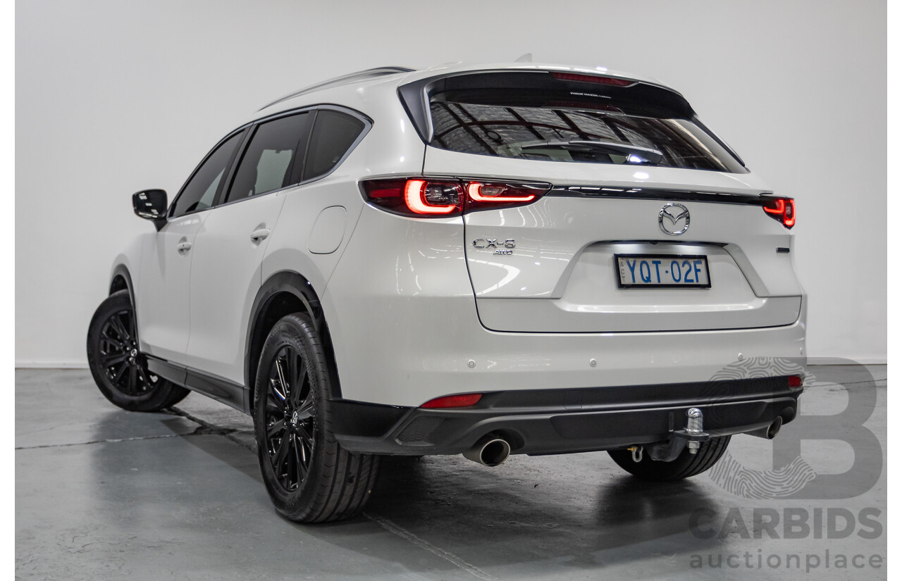 2/2023 Mazda CX-8 D35 GT SP (AWD) CX8E 4D Wagon Rhodium White Metallic Twin Turbo Diesel 2.2L