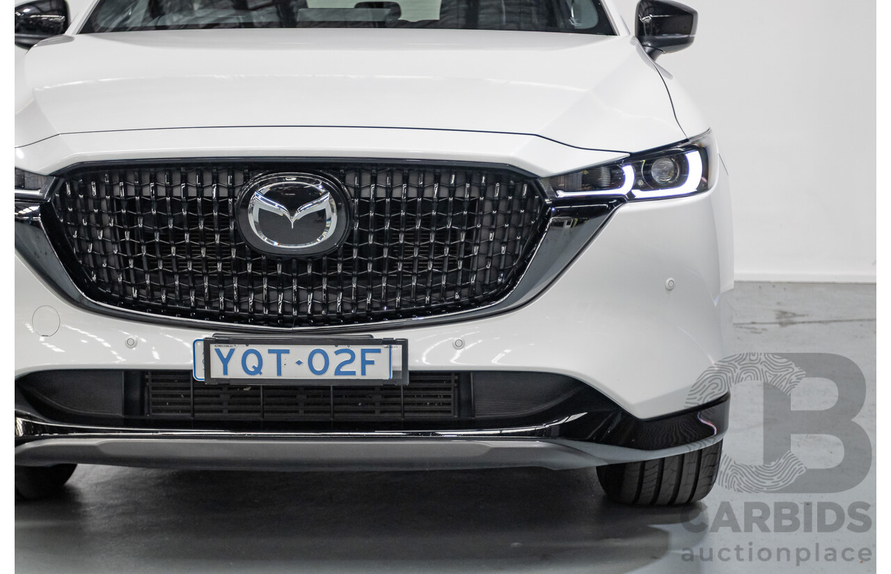 2/2023 Mazda CX-8 D35 GT SP (AWD) CX8E 4D Wagon Rhodium White Metallic Twin Turbo Diesel 2.2L